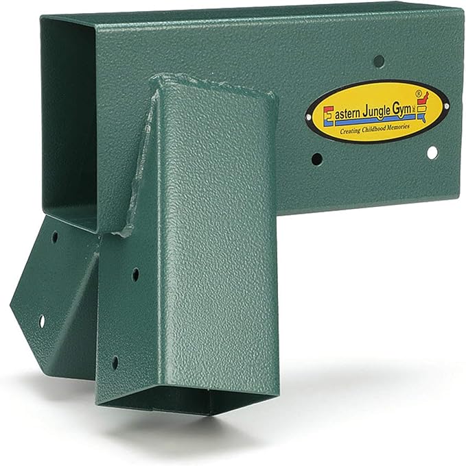 Eastern Jungle Gym Easy 1-2-3 A-Frame Swing Set Bracket Heavy Duty for EZ, Simple Install - DIY Swing Set Parts Green