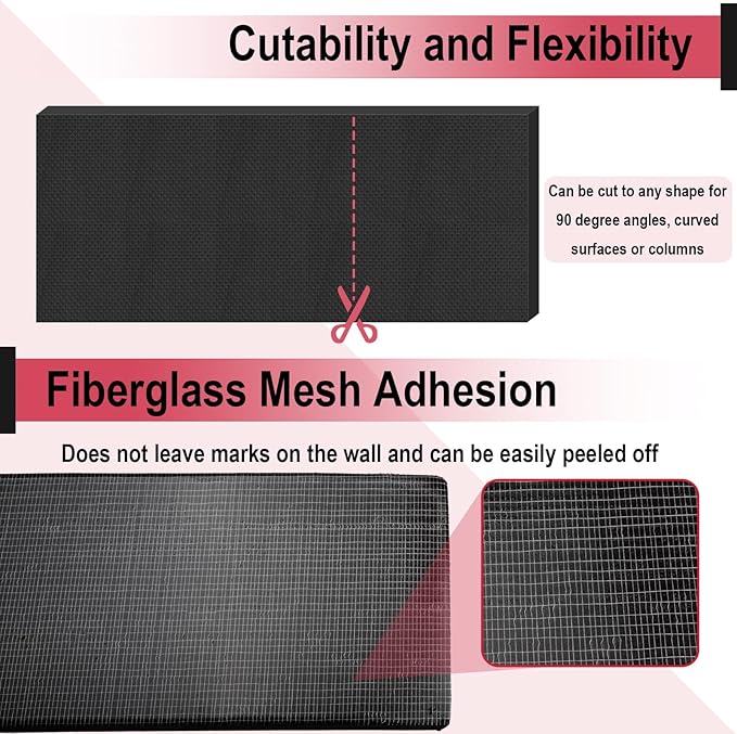 Garage Wall Protector for Car Doors, Garage Wall Bumper, Waterproof Garage Anti-Collision Strip, 15.74" x 5.9" x 0.7" Self Adhesive EVA Foam for Collision Protection (2 Pack)