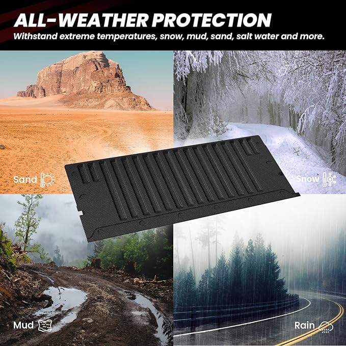 LASFIT Tailgate Mat for Toyota Tacoma 2024 2025(Not Fit Drop-in Liners), All Weather Truck Tailgate Liner for Tacoma TPE Tailgate Protector Liner Tacoma Accessories, Black