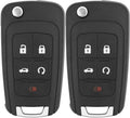 Key Fob Replacement for 2014-2019 Buick Encore/ 10-12 Allure/ 10-16 Lacrosse/ 11-17 Regal/ 12-17 Verano/ 10-19 Chevy Equinox Camaro/ 11-16 Cruze Malibu/ 14-19 Impala/ 12-17 Sonic Keyless,2Pcs