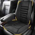 Car Seat Cushion with Back Support Pillow, Comfy Lumbar Support & Seat Cushion, Memory Foam Driving Pillow for Back-Sciatica Pain Relief, Auto Pad Suitable for Car, Truck, SUV - 4D Mesh Black