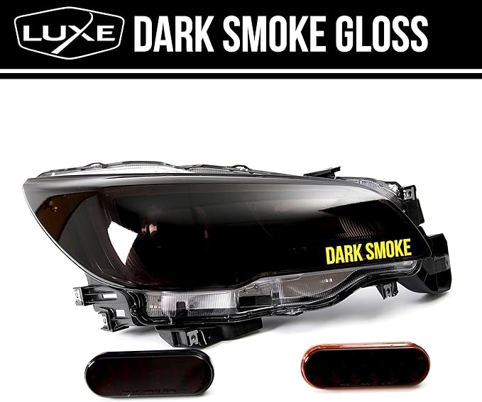 Luxe LightWrap Dark Smoke Universal Headlight Tint Light Tail Kit (20” x 3 Yard)