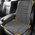 Memory Foam Car Seat Cushion with Lumbar Support Pillow - 4D Mesh Ventilation for Back & Sciatica Pain Relief, Auto Pad Suitable for Car, Truck, SUV, Dark Grey