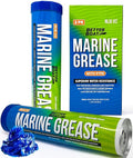 Better Boat Marine Grease Tube, 2 Pack 14 Oz, Waterproof High Temp Trailer Bearing Lubricant, NLGI 2, Compatible with Grease Guns