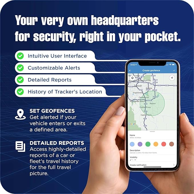 Brickhouse Security TrackPort Pro - Diagnostic GPS Tracker for Vehicles, Car Location, Speed, Battery Health, Mileage, Vehicle Diagnostic Data Report - Plugs into OBD Port - Subscription Required