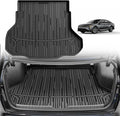 TripleAliners All Weather Trunk Mat Compatible with 2024-2025 KIA K4 Sedan Accessories Cargo Mat Custom Fit TPE Full Coverage Protection Odorless Waterproof Cargo Liner