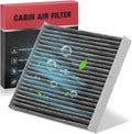 BDFHYK Cabin Air Filter with Activated Carbon Compatible with Ford Mustang 2005-2014, Replace# CF10370 4R3Z19N619AA