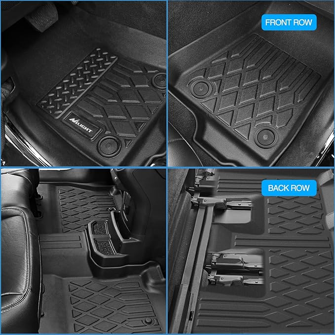 Nilight Floor Mats for Hyundai Santa Cruz 2022 2023 2024 2025 All Weather Custom Fit Heavy Duty Floor Liners