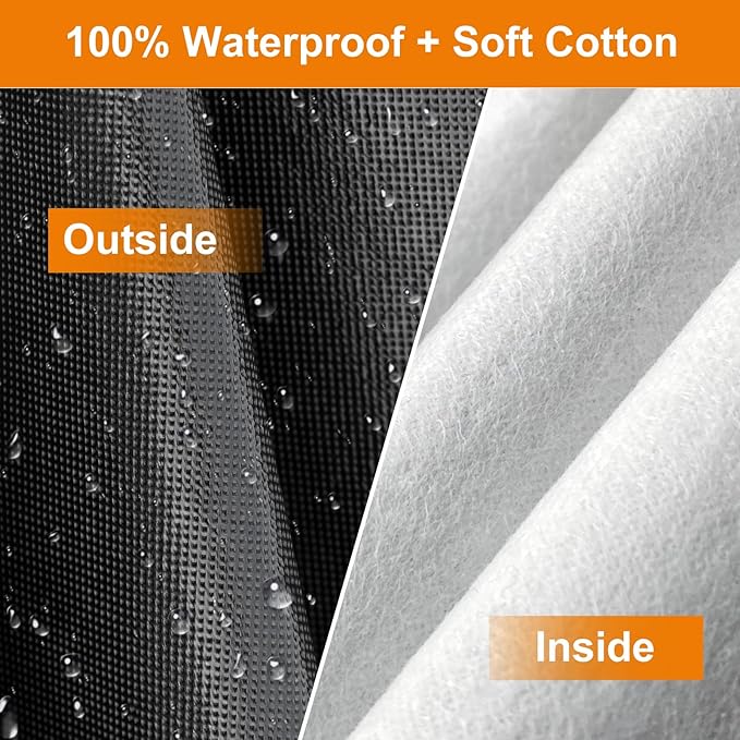 Kayme Truck Cover Custom Fit Dodge Ram 1500(1994-2001) Quad/Extended Cab Long Bed. Full Exterior Heavy Duty Outdoor Pickup Truck Car Cover Waterproof All Weather.Car Tarp for Wind Sun Dust Protection.