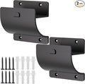 Ladder Hooks, 2 Pack Ladder Hangers for Garage Wall Wheelbarrow Hanger for Home Storage