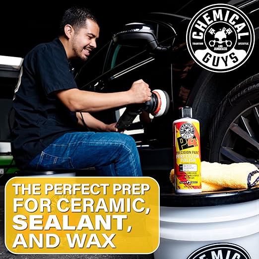 Chemical Guys GAP11716 P4 Precision Paint Perfection Polish (Paint Correction - Fixes Scratches, Swirls & Towel Marks), 16 oz.