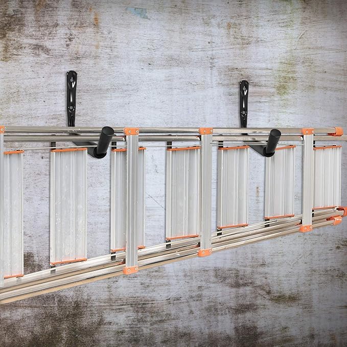 Heavy Duty 13 Inches Jumbo Arm Indoor Outdoor Storage Wall Hooks, Garage and Garden Steel Organizer Rack, 6 Pack Garage Storage Hooks