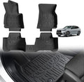 TripleAliners Floor Mats All Weather Compatible with 2025 BMW X3 Accessories 1st & 2nd Row TPE Heavy Duty Protection Odorless Anti-Slip Floor Liners