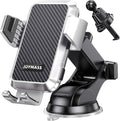 Wireless Car Charger, Phone Holders for Your Car, 15W Auto Clamping Phone Mount Car Accessories for iPhone 16 15 14 13 12 Mini Pro Max, Samsung Galaxy S24 Ultra S23 S22+ Note 20, etc - Silver
