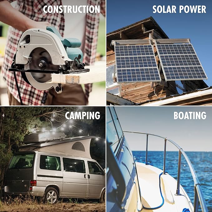 Wagan EL3746 12V 8000 Watt Power Inverter with Remote Control, 16000 Watt Surge Peak, Proline 12 Volt Power Converter for Home RV Camping Van Life Off Grid