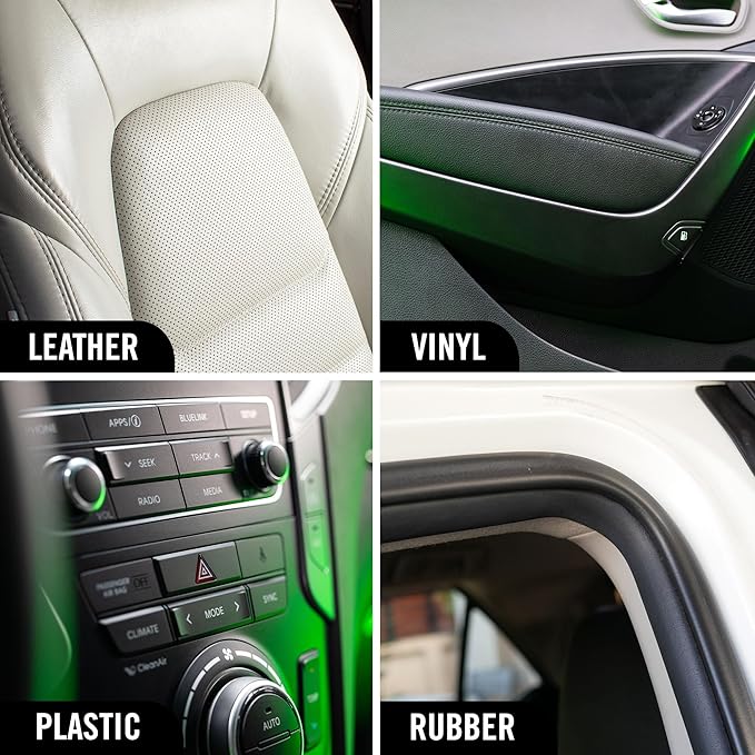 Turtle Wax 53787 Hybrid Solutions Ceramic Graphene Inside Job, Interior Car Cleaner and Protectant, Odor Eliminator, Works on Leather, Vinyl, Plastic, Rubber and More, 16 fl oz. (Pack of 1)