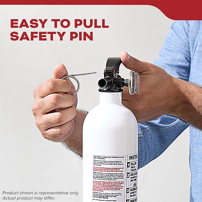 Kidde Fire Extinguisher for Vehicles, Cars, Trucks, Single-Use 5BC