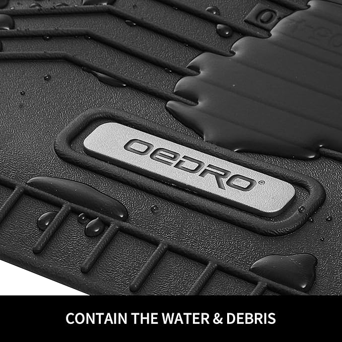 OEDRO Floor Mats Cargo Liner Fit for Mazda CX-50 2025 2024 2023 (Non Hybrid), TPE All-Weather Guard Waterproof Floor Liners Set CX-50 Accessories Fits 1st & 2nd Row, Cargo Mat, Black