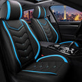 Car Seat Covers for Chrysler Pacifica 2004-2025, Stylish Sport Seat Cover, Premium Nappa Leather Car Seat Cover. Automobile Seat Covers Sets.(Standard 2 Seats/Black Blue)