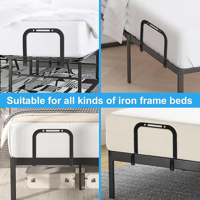 YUOROS Extra Tall Mattress Slide Stopper Holder Gripper Retainer Bar for Metal to Keep Mattress from Sliding