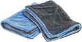 LIVOS 2 Pack Car Drying Towel, Premium Microfiber Towels for Cars, 1000GSM, Edgeless Twisted Loop Design, No Streaks, Scratches, or Water Spot, Absorbent Wash Towel, 18" x 24" (Blue&Grey)