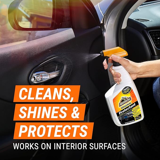 Armor All Original Protectant Spray, Car Interior Cleaner with UV Protection to Fight Cracking & Fading, 8 Oz (1 Pack)