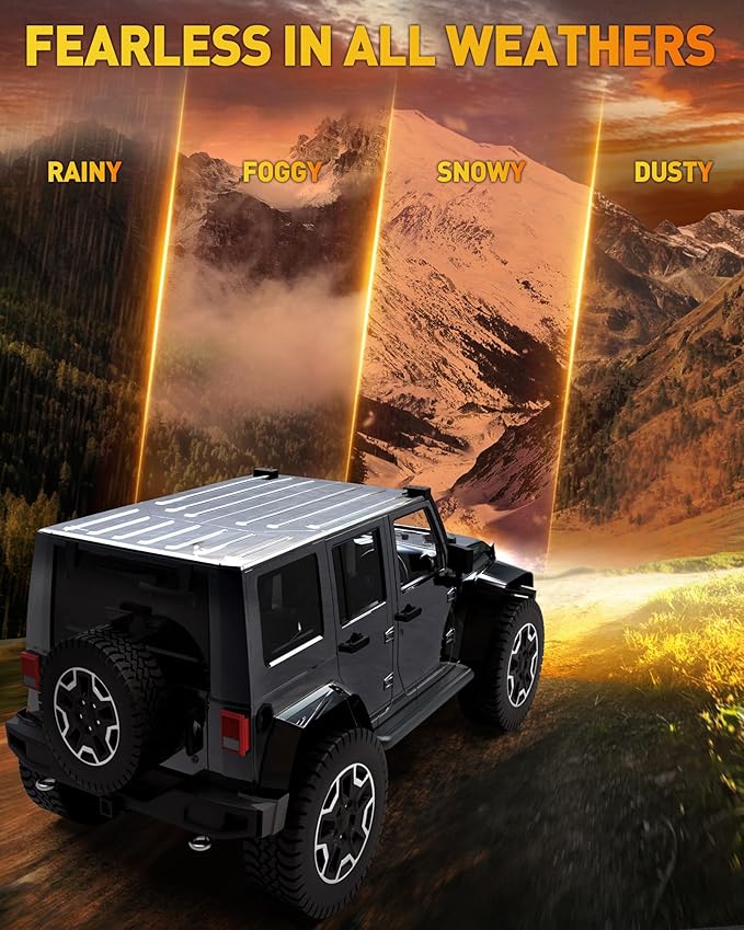 NAOEVO 12 Inch LED Light Bar, 300W 30000LM LED Offroad Fog/Driving Lights with 2 Leads Wiring Harness, Spot & Flood Combo, Work for Truck Boat UTV ATV, 1 Pc (White/Amber/White&Amber)