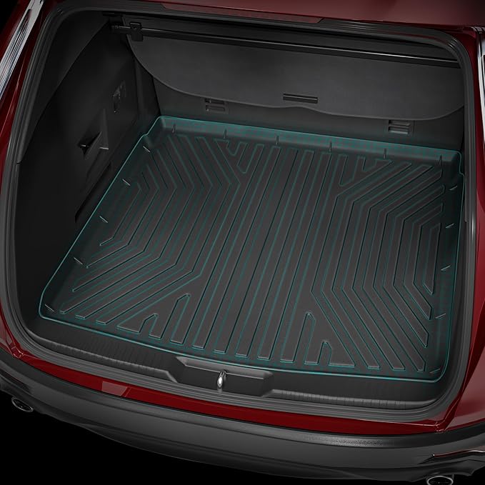 OEDRO Cargo Trunk Liner Fit for 2010-2017 Chevrolet Equinox/GMC Terrain, All Weather Custom Fit Anti-Slip Cargo Mat, Black
