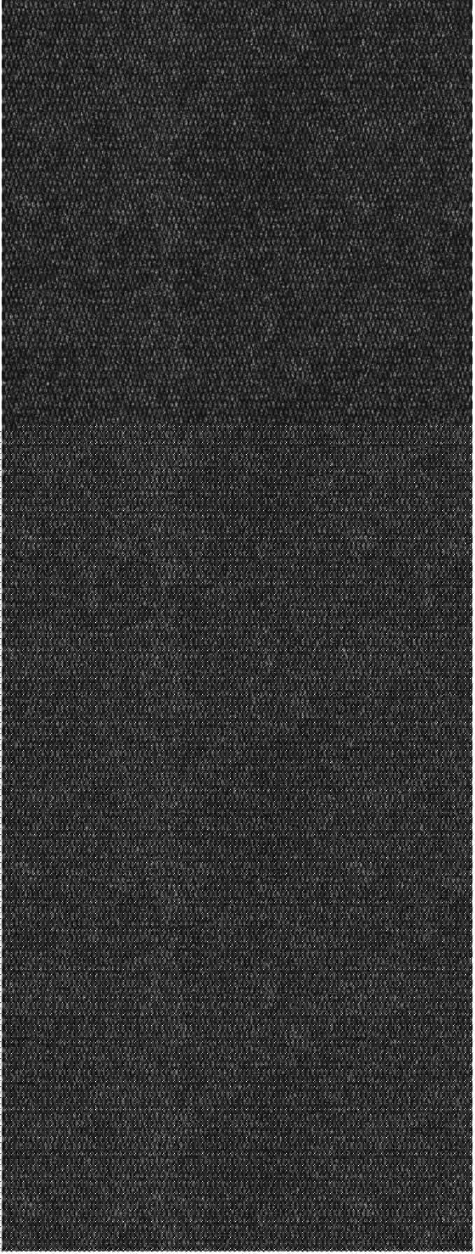 Ottomanson 2' x 12' Hallway Runner with Scraper Pile Extra Durable Non-Slip Rug Mat for Indoor & Outdoor Use - Ideal for Kitchen, Entryway, Patio & Garage - High-Traffic Carpet, Black