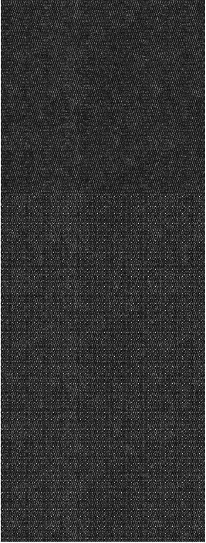 Ottomanson 2'7" x 52' Hallway Runner with Scraper Pile - Extra Durable Non-Slip Rug Mat for Indoor & Outdoor Use - Ideal for Kitchen, Entryway & Garage - High-Traffic Carpet, Black