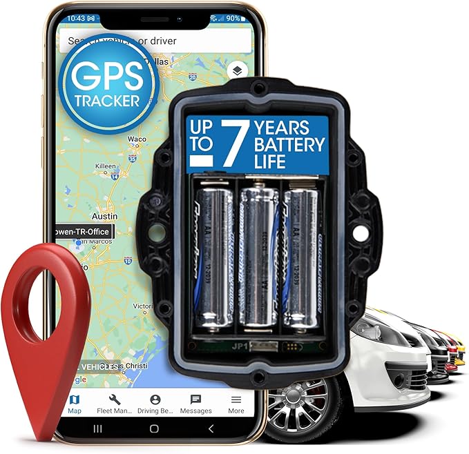 LoneStar Tracking Hidden GPS Tracker - Oyster3 4G/5G, Long Battery Life GPS Car Tracker, Vehicles, Trucks, Cars, Assets, Anti-Theft Security, Real-Time Satellite Tracking (Low Cost Subscription Plan)