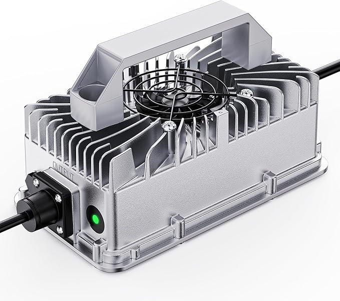12V 30A LiFePO4 Battery Charger, PowerUrus 12V Lithium LiFePO4 Battery Charger 14.6V Lithium Battery Chargers, 30A Smart Battery Maintainer, Designed for 12v LiFepO4 Deep Cycle Rechargeable Batteries