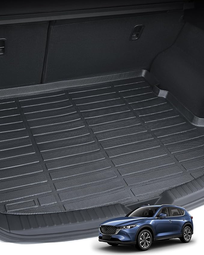 Weather Liner® for Mazda CX5 Floor Mat 4 PCS, All Weather Floor Liners Custom Fit for Mazda CX-5 2025 2024 2023 2022 2021 2020 2019 2018 2017 Full Set Front Rear Cargo Seat for CX5 Accessories