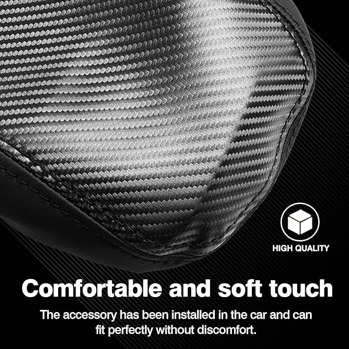Autorder Center Console Cover for 2016-2019 2020 2021 Hyundai Tucson Accessories Carbon Fiber Armrest Cover Waterproof Anti-Scratch Center Console Armrest Protector Pad