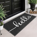 EARTHALL Funny Hello Mats Outside/Inside 59"x24", Front Door Mat Outdoor Entrance, Indoor Outdoor Mats for Home Entrance, Funny Doormat Outside/Inside Entry, Front Porch Decor for Farmhouse