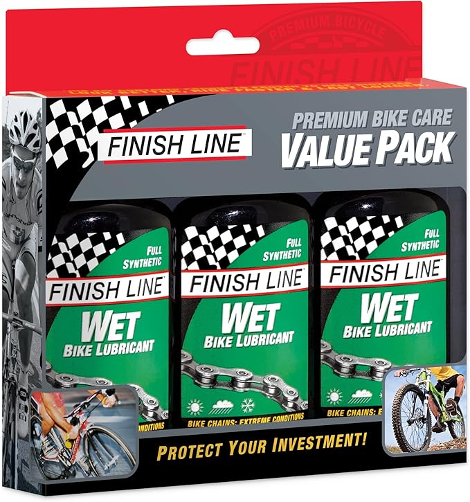 Finish Line Cross Country Wet Lube (Pack of 3), 4-Ounce