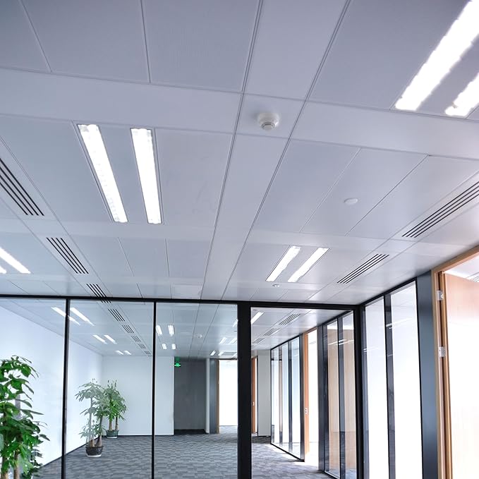5PK 4FT LED Shop Light - Wraparound, Surface Mount, Office & Garage Ceiling Light