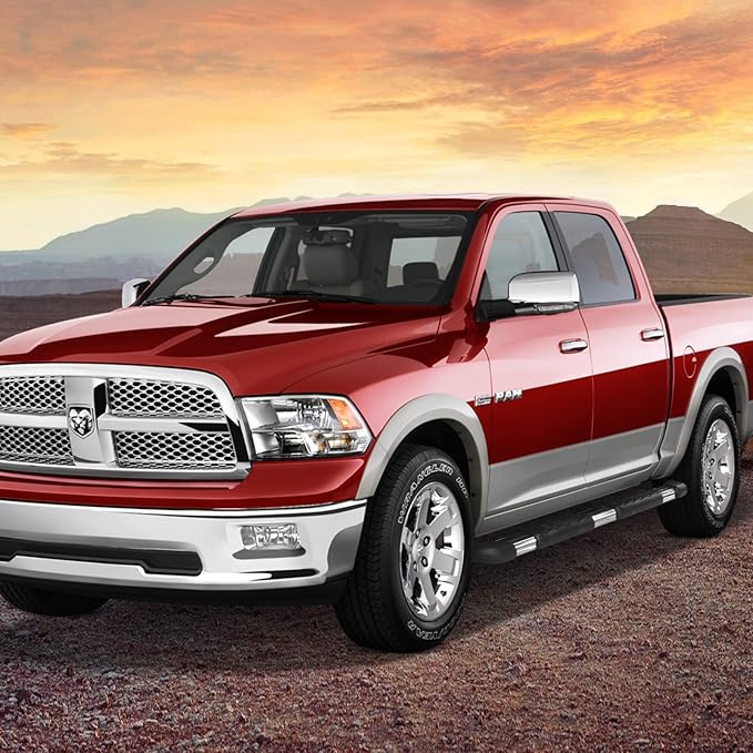 COMNOVA Running Boards Side Steps Step Bars Compatible for 07-21 Toyota Tundra Double Cab（3/4 Size Rear Doors, OE Style Oval 5 Inches Stainless Step Bars