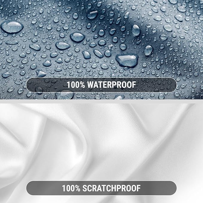 iCarCover Custom Car Cover for Chevy Sedan Delivery (1946-1960) Waterproof All-Weather Rain Snow UV Sun Protector Full Exterior Indoor Outdoor Car Cover (Stripe - Gray/Black)