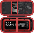 Aenllosi for HULKMAN Alpha85/Alpha85S/Alpha Pro Jump Starter Hard Carrying Case, Black+Red (Case Only)