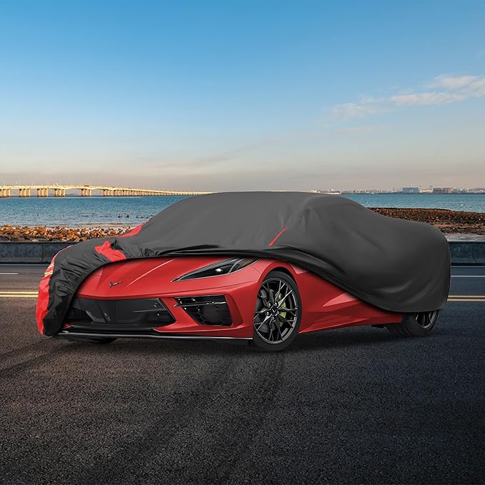 Car Cover Automobiles Waterproof All Weather for for Sports Coupe,Universal Fit Audi TT, BMW Z4, Porsche 718 Boxster Cayman, Nissan 350Z/370Z, Subaru BRZ, Mazda RX-7 etc(See Size Chart)