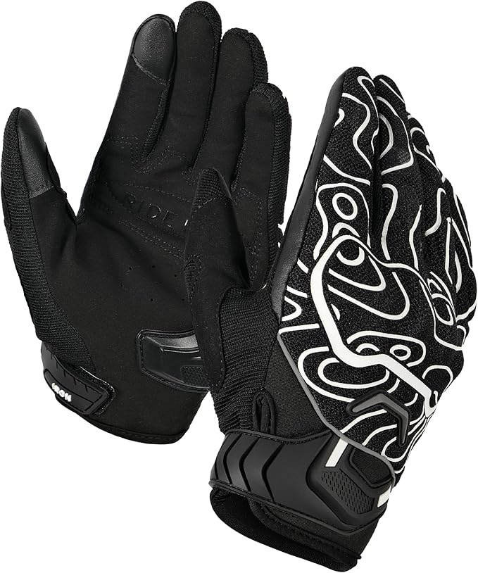 BORLENI Motorcycle Gloves Motorbike Glove Full Finger Knuckle Protection Padding Touch Screen for Women Men