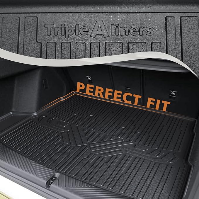 TripleAliners Floor Mats & Trunk Mat All Weather Liners Compatible with 2025 BMW X3 Accessories TPE Cargo Custom Fit Anti-Slip Odorless Full Set Liners Protection(Floor Mats & Trunk Mat)