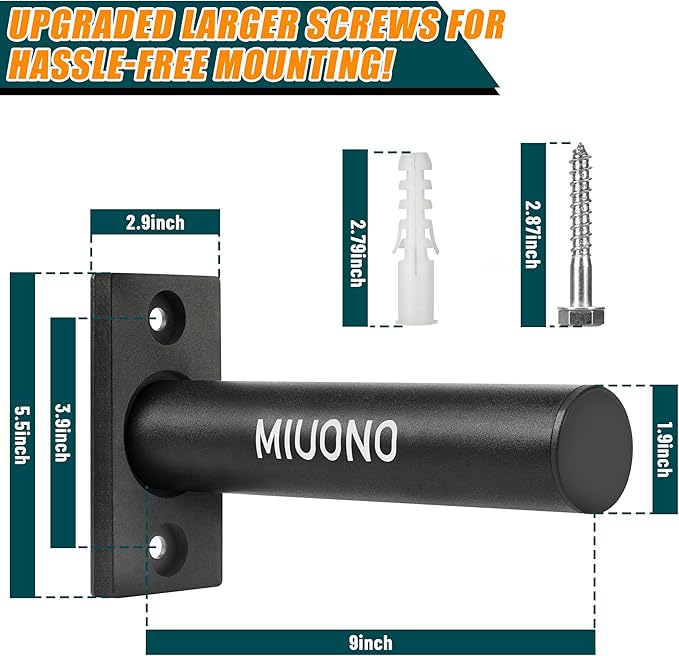 Weight Plate Holder, Wall Mounted Weight Rack Storage for Weight Plates, Home Gym Organizer