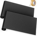 Premium Garage Floor Mat, Commercial Grade Heavy Duty Parking Mat for Garage Floor, Golf Cart Parking, Water/Stain Resistant Floor Runner (Black Coin, 2 Rolls x 4 x 6.5 Feet)