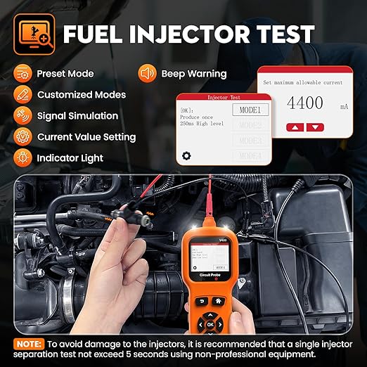 Power Circuit Probe Tool, Automotive Circuit Tester, 12-24V Electrical Short Open Breaker Circuit Finder, AC DC Voltage Trailer Relay Fuse Test