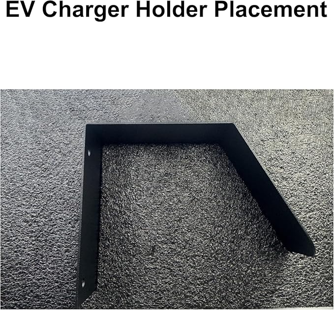 EV Charger Pedestal, Outdoor Electric Vehicle Charger Stand, Freestanding Charging Station Stand Accessory, Corrosion Resistant, 201 Steel, for All Level 2 Chargers
