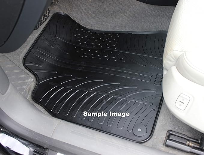 Gledring USA Custom Fit All-Weather Rubber Floor mats Compatible with Mercedes Benz E-Class E63 AMG Sedan (W212) 2010-2016, No Trimming Required, Tailored Custom Fit, Protects from Rain, Mud and Snow
