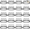 Viugreum High Bay LED Shop Lights, 500W UFO LED High Bay Light 50,000LM 120V LED High Bay Lights 5000K Daylight, Alternative to 2000W MH/HPS for Garage Workshop Barn Factory Warehouse - 20 Pack