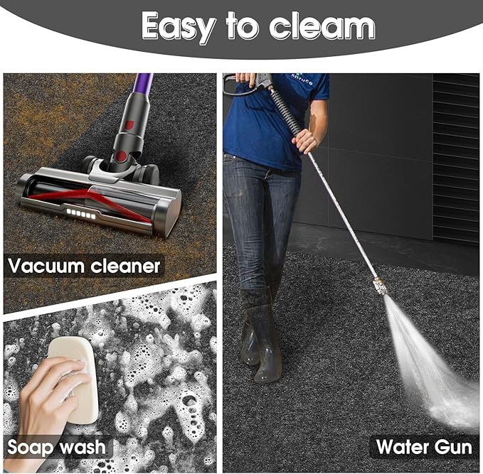 GlowShade Oil Spill Mat, 36 X 60 Inch Garage Floor Mat Under Car, Absorbent Oil Pads Drip Leak Mat with Weather Backing, Reusable, Washable, Non Slip, Protects Floor (1)